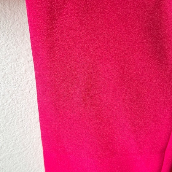 NWT Eliza J Red Off-the-shoulder Bell Sleeve Tie Waist Jumpsuit Sz 6 - Picture 13 of 16